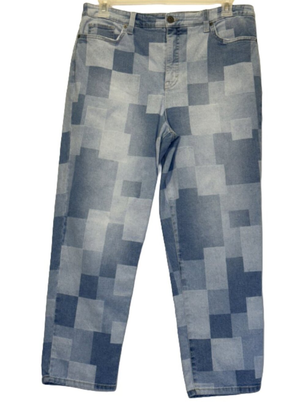 Women Patchwork Denim Jean Size 14